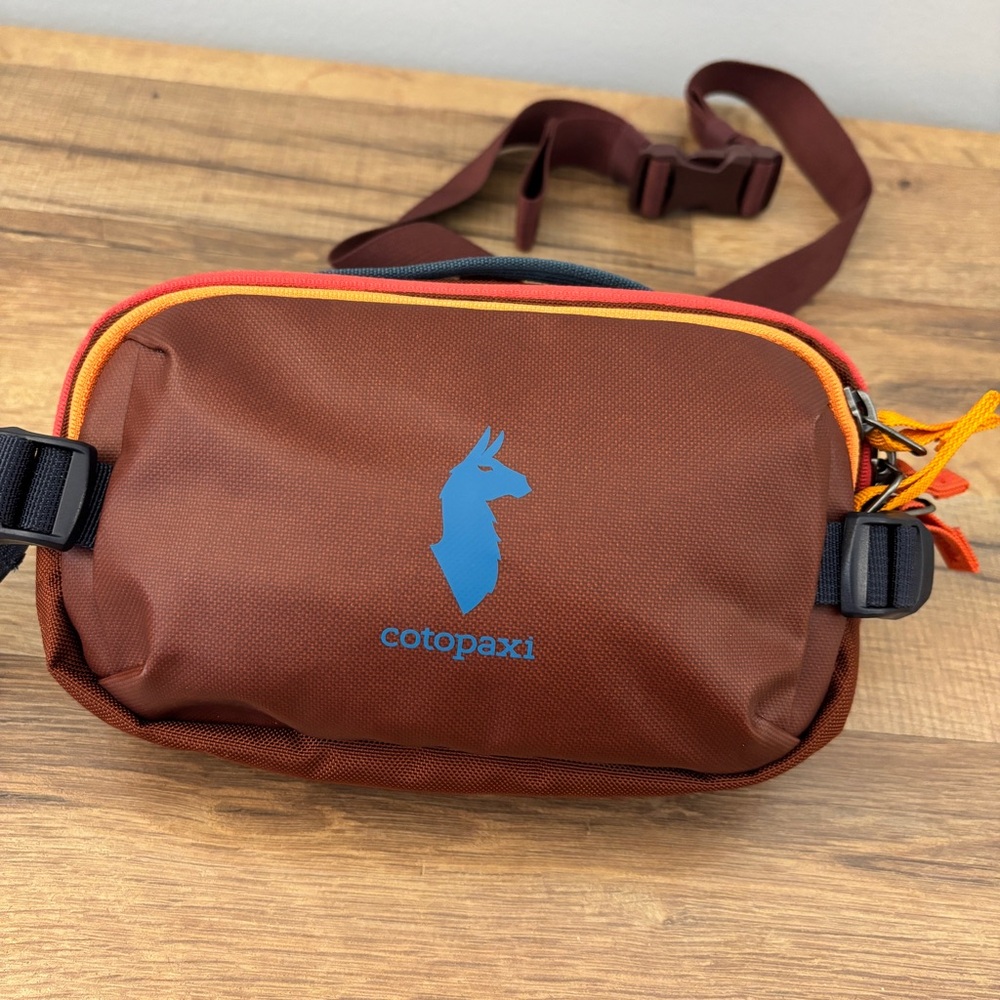 Cotopaxi Allpa X 1.5L Hip Pack Crossbody Rusty Blue Orange Unisex NWOT - Picture 2 of 9